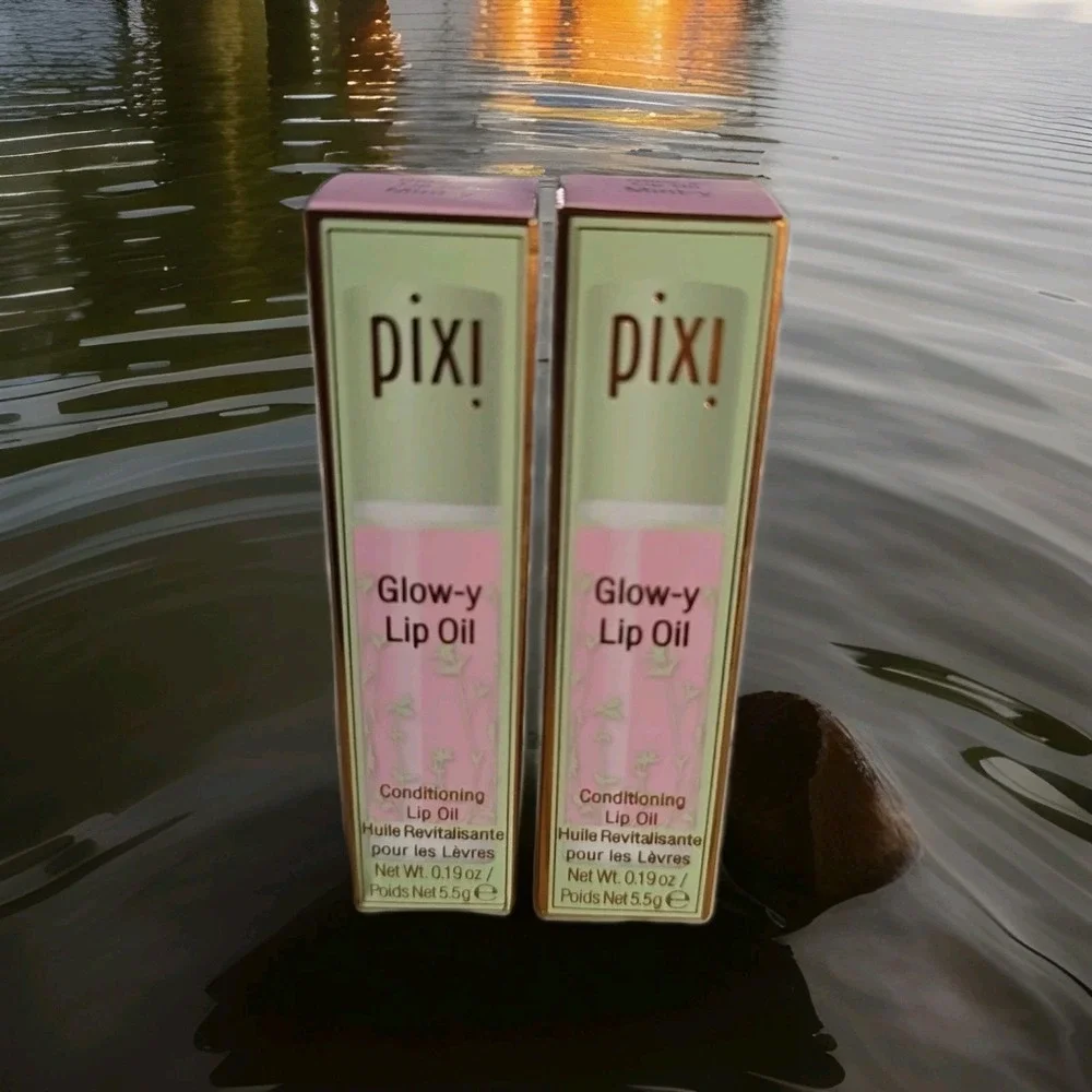 2-Pack Pixi Detox Glow-y Conditioning Lip Oil - Mint-y - 0.19 oz Each